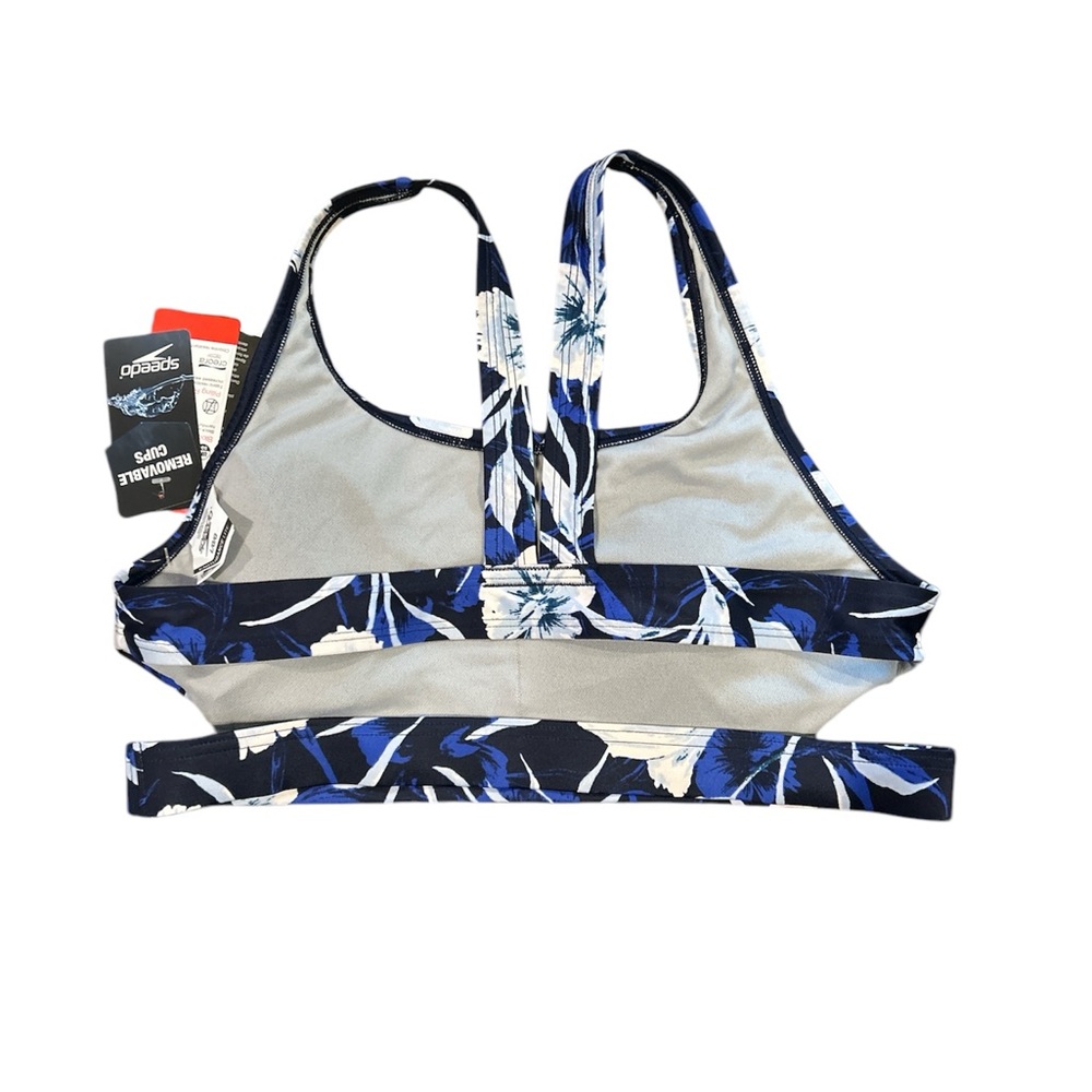 Speedo Women’s Size Large Swim Top‎ with Removable Cups NWT - Picture 3 of 6